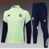 Chándal Real Madrid 2025/26 ( Light Green Long zipper) - NIÑOS